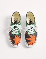 Valentino Garavani And Vans Low-Top Fabric Trainer With VLogo Checkerboard Print And Tropical Leaves Print - Image 5